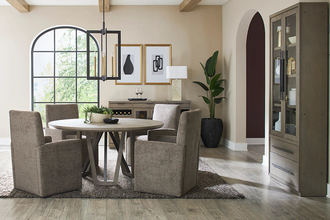 Pure Modern Upholstered Dining Chair Set/4