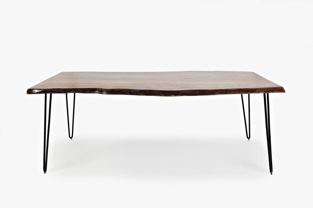Natures Edge Live Edge Dining Table w/Bench Set