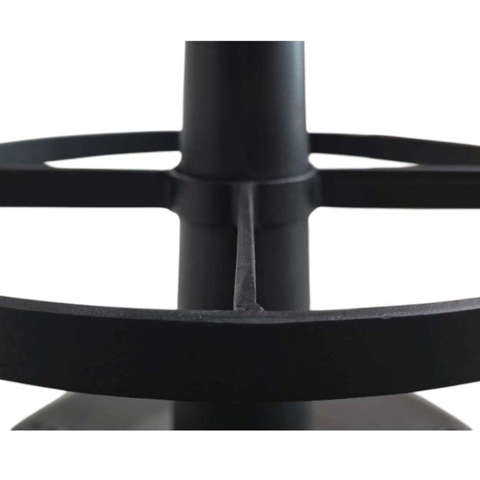 Mushroom Leather Counter Height Stool