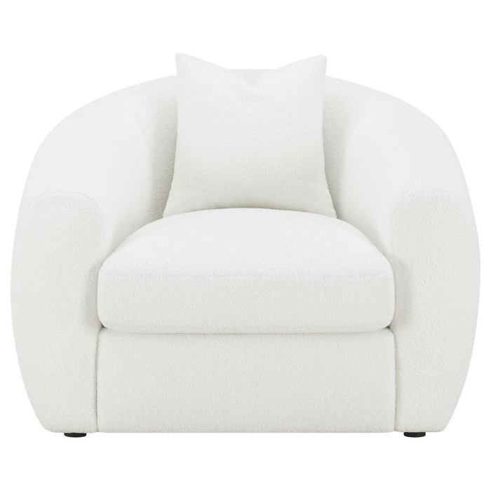 Isabella Boucle Fabric Accent Chair