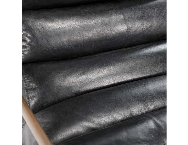 Argo Leather Designer Accent Chair