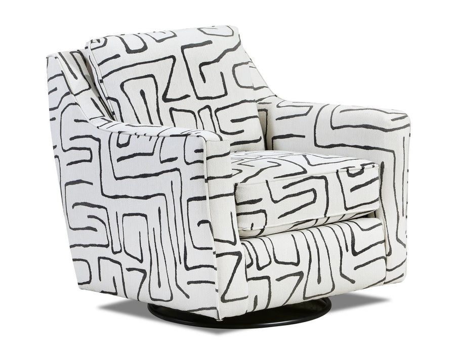 Fossil Swivel Glider Accent Chair