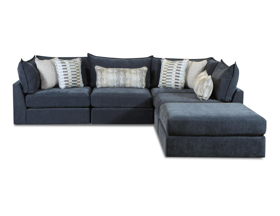 San Diego Modular Sectional Collection in Elise Ink Fabric