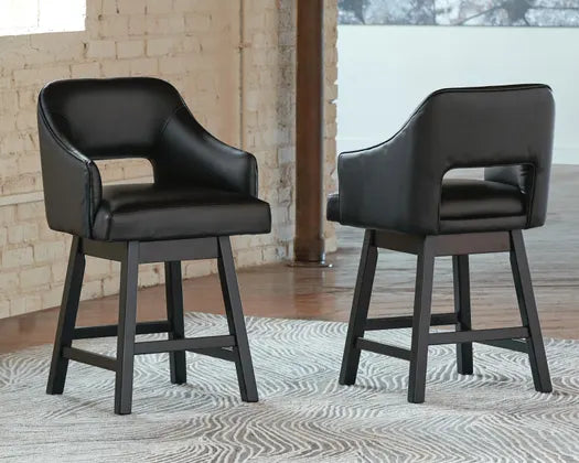 Tallenger Swivel Counter Stool, Set/2