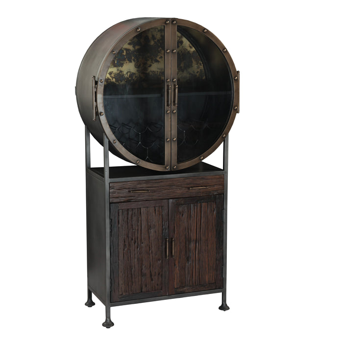 Bowery Round Bar Cabinet