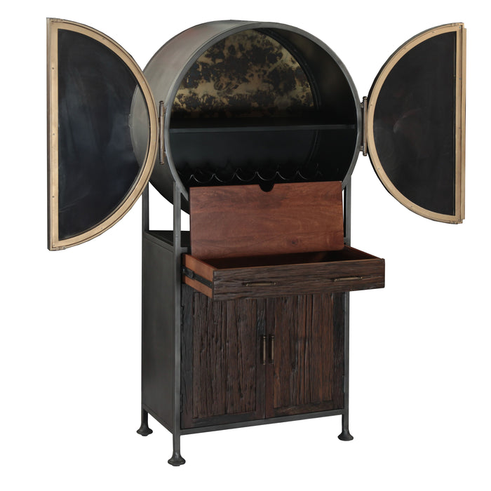 Bowery Round Bar Cabinet