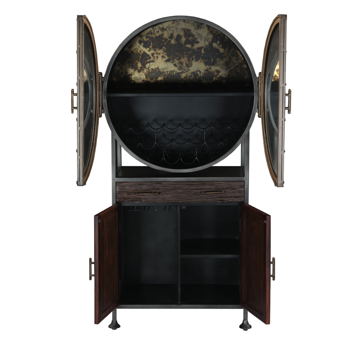 Bowery Round Bar Cabinet