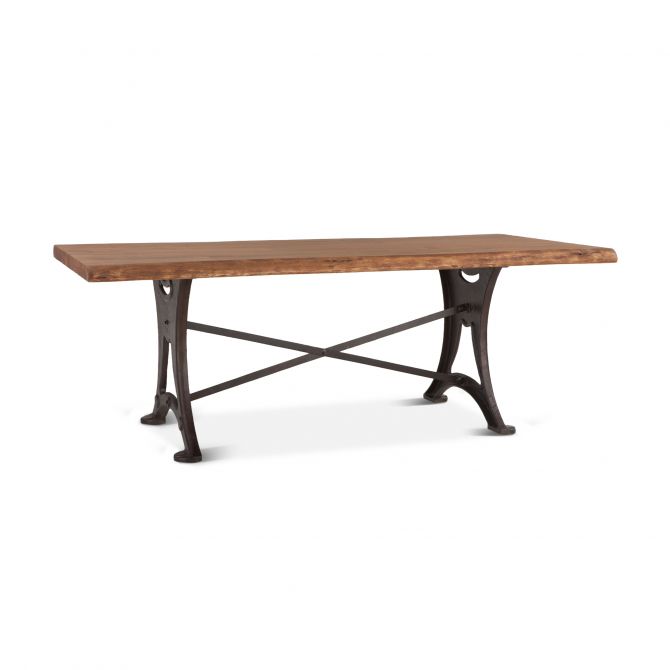 Organic Forge Reclaimed Live Edge Dining Table