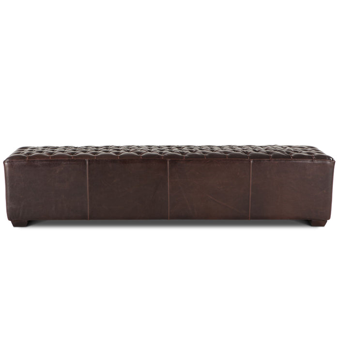 D'Orsay 100% Leather Bench