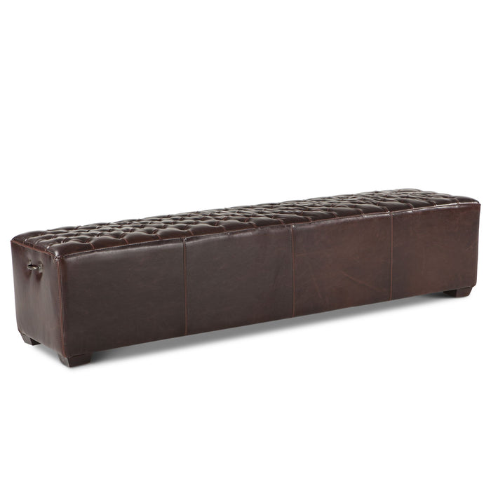 D'Orsay 100% Leather Bench