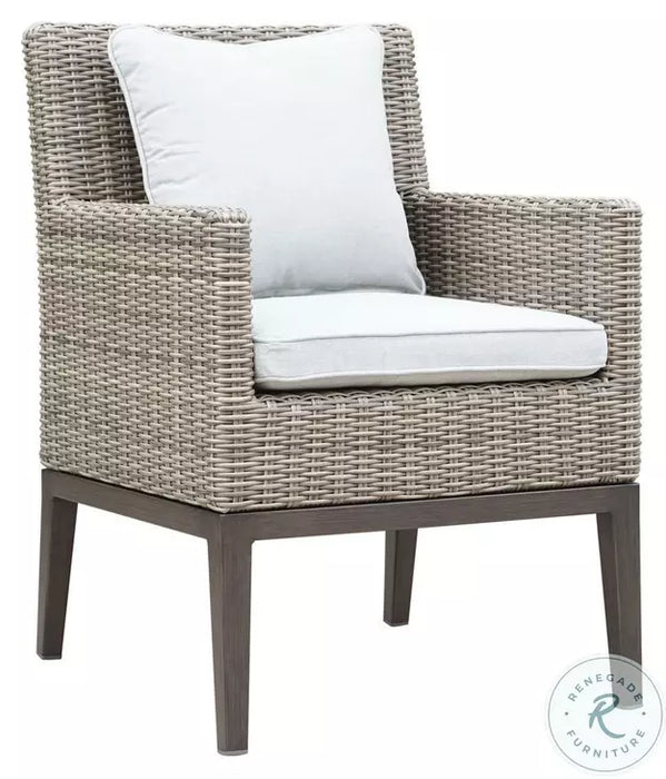 Marina Dining Set/2 Outdoor Arm Chairs