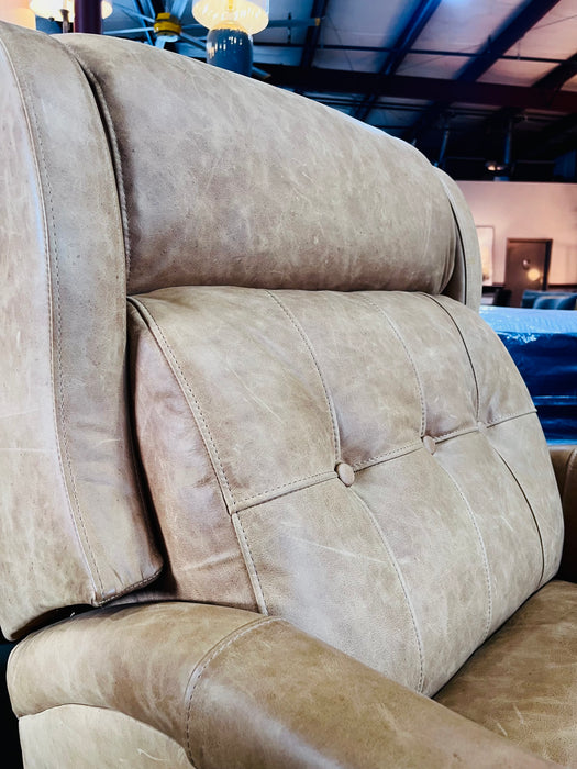 Tuscano Pushback Leather Recliner