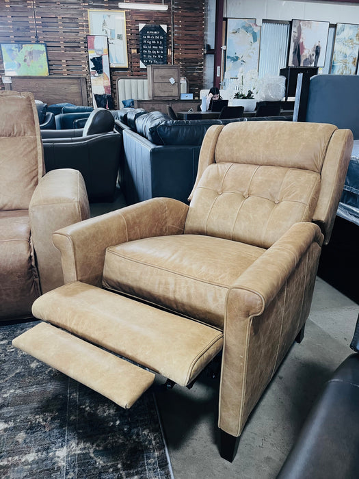 Tuscano Pushback Leather Recliner