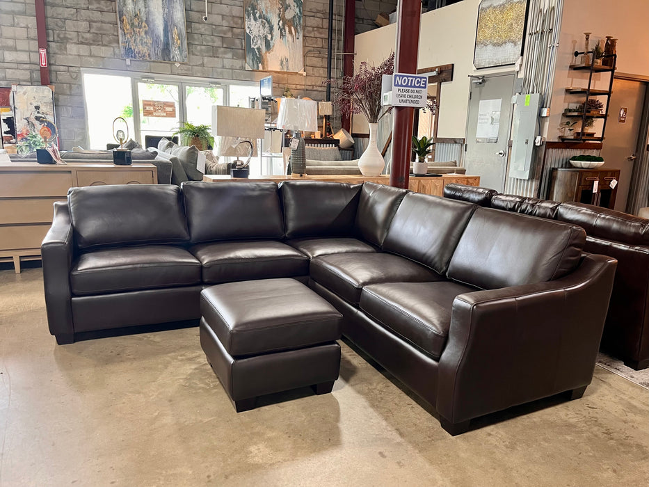 Caldex Leather Sectional Collection
