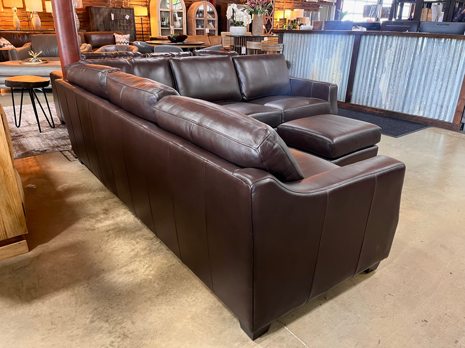 Caldex Leather Sectional Collection