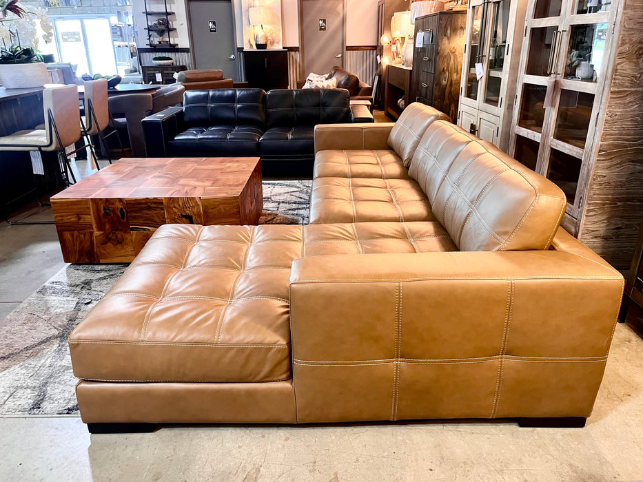 Apollosa Leather Sectional
