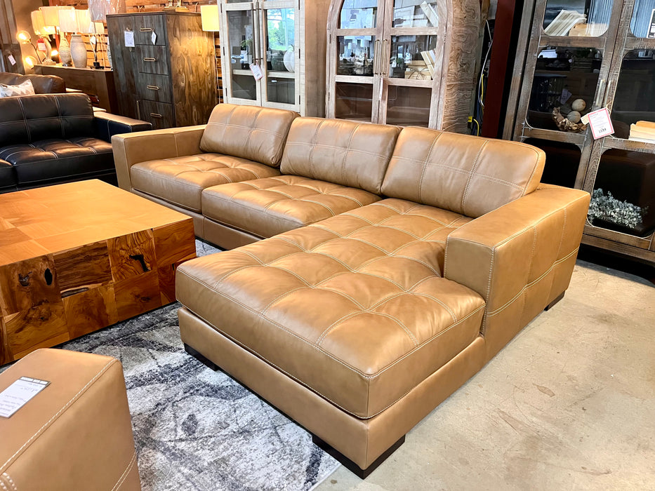 Apollosa Leather Sectional