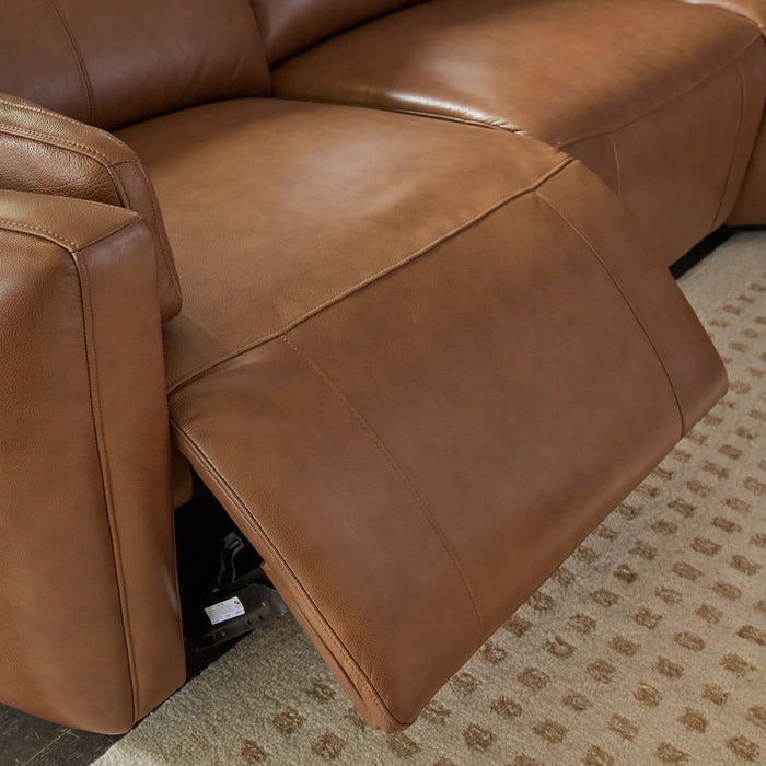 Modesto Leather Power Sectional, 6PC