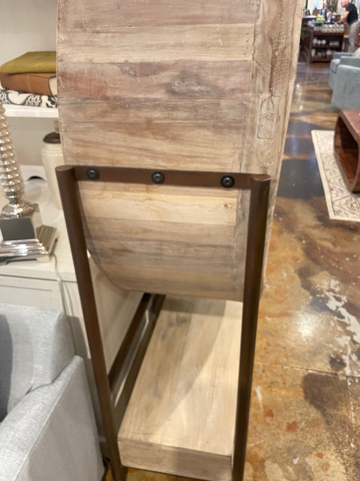 Scarlet Oval Bookcase & Bar