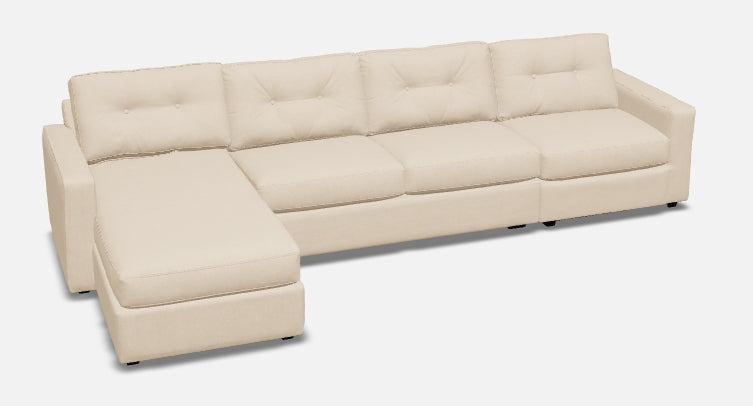 New Horizon Stone Sectional w/ Sleeper