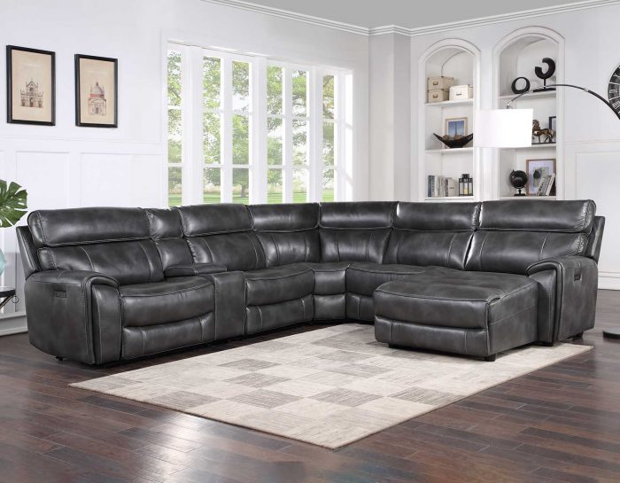 Provo 6pc Pwr Sectional w/Chaise