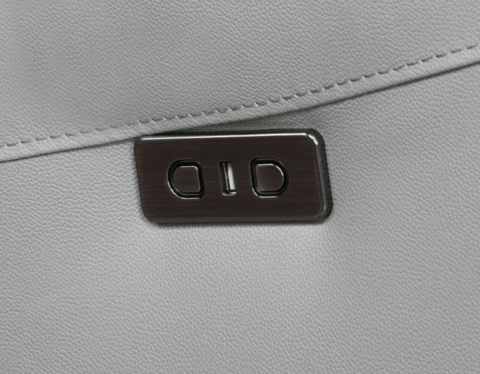 Denver Top Grain Leather 6pc Sectional