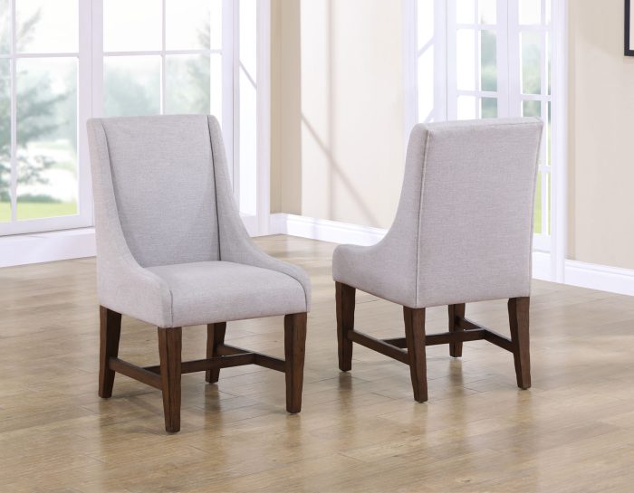 Auburn Wing Chairs Set/2