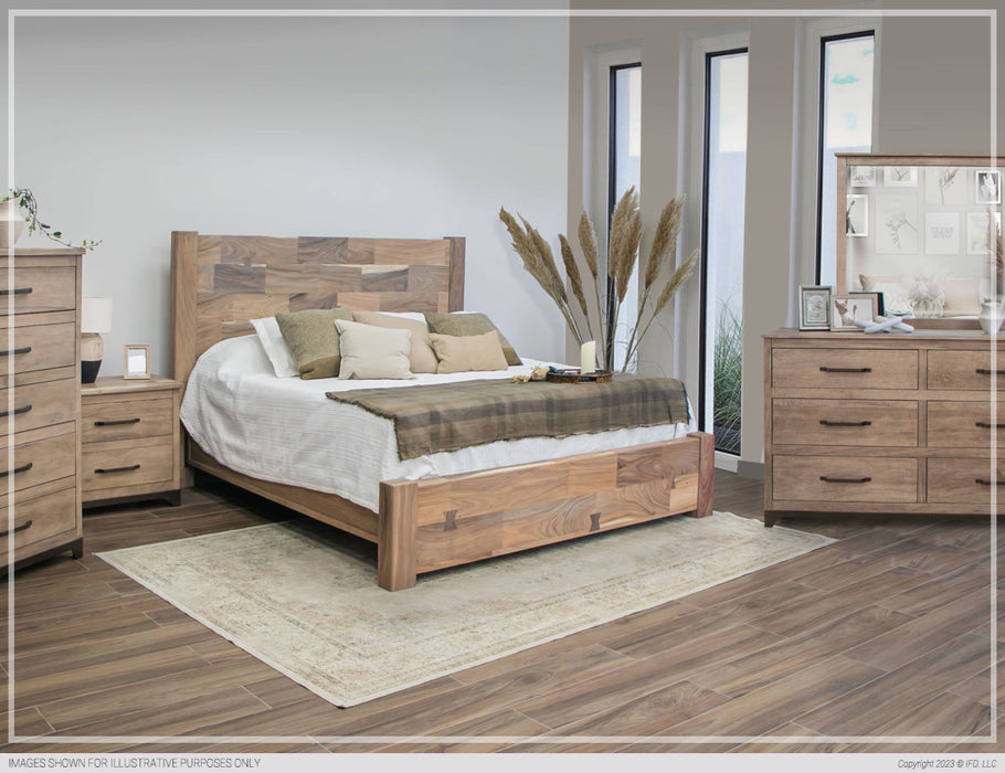 Natural Parota Wood Bedroom