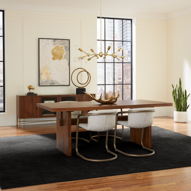 COSMOPOLITAN 82" DINING TABLE — Urban Decor Warehouse