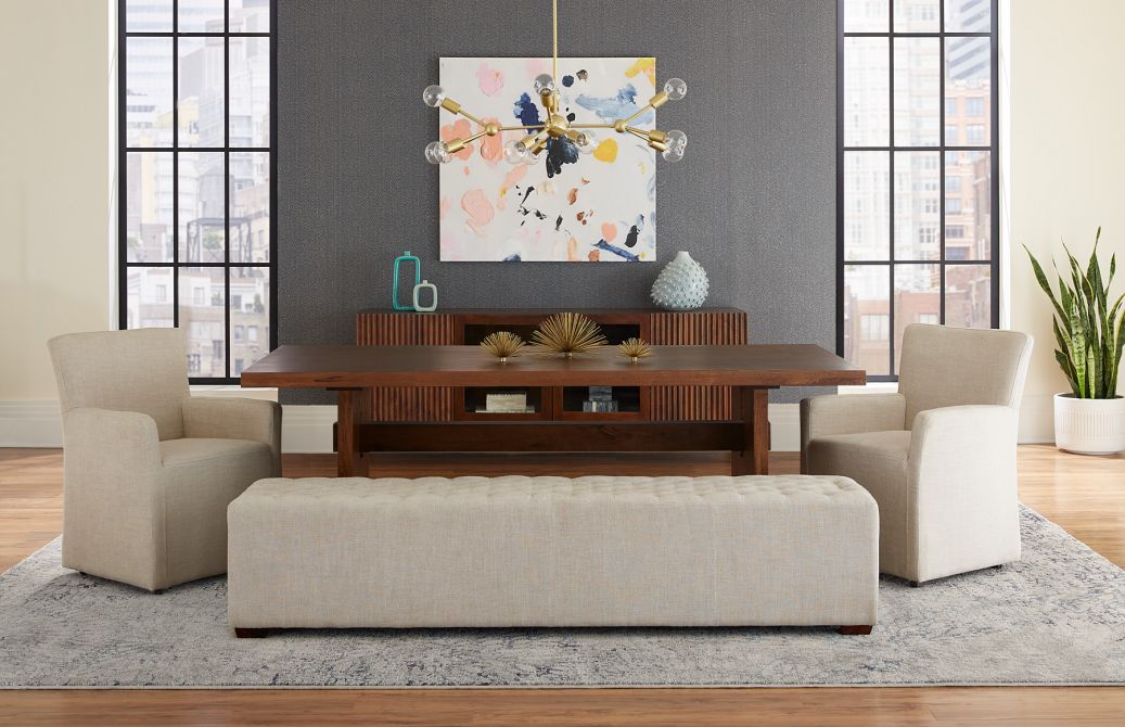COSMOPOLITAN 82" DINING TABLE — Urban Decor Warehouse