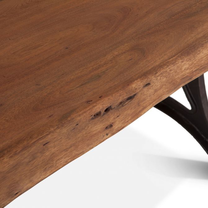 Organic Forge Reclaimed Live Edge Dining Table