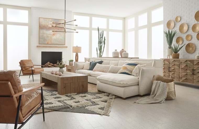 Leona Designer Sectional by Classic Home