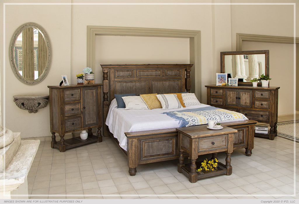 4591 Stone Brown Bedroom Collection