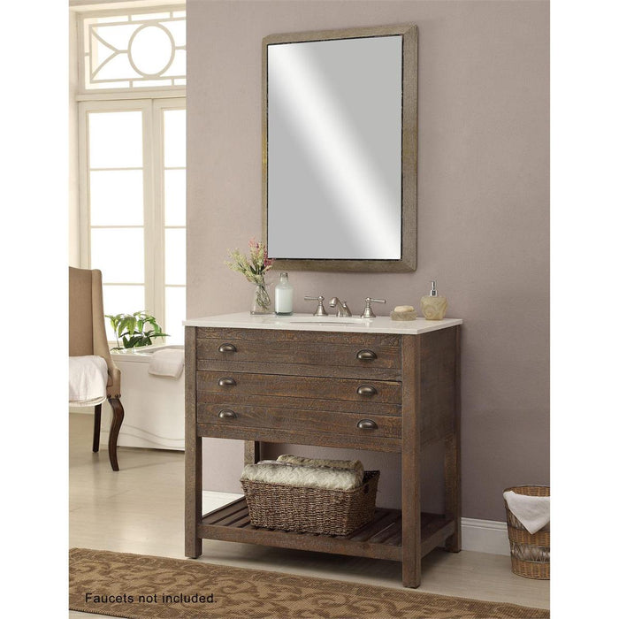 Cayhill 36" Reclaimed Wood Bathroom Vanity