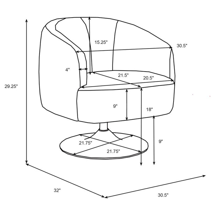 Audrina Swivel Chair