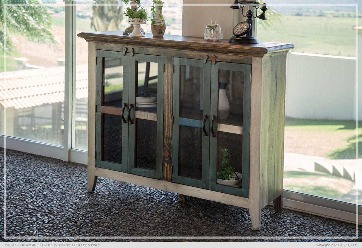 967 Antique Multicolor Console — Urban Decor Warehouse