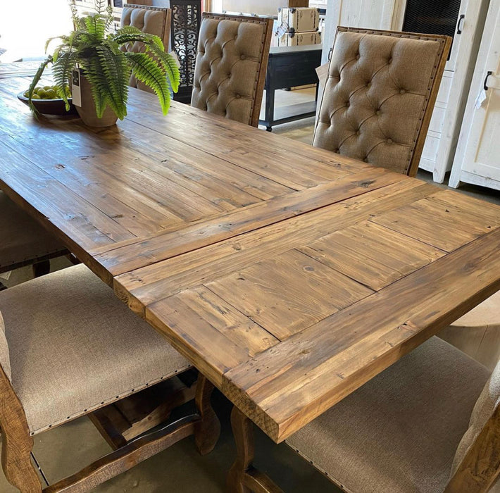100% RECLAIMED SOLID WOOD 9PC DINING SET