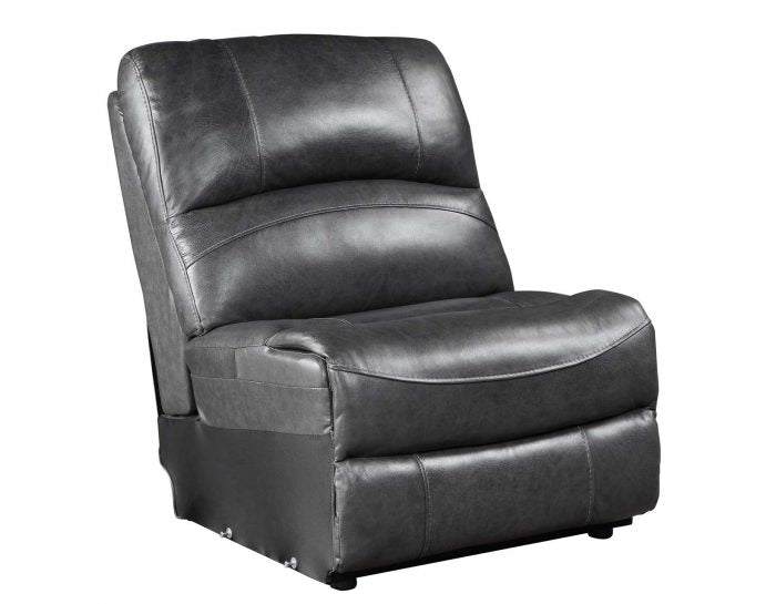 Denver Top Grain Leather 6pc Sectional