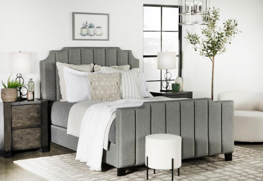 Fiona Upholstered Panel Bed Collection