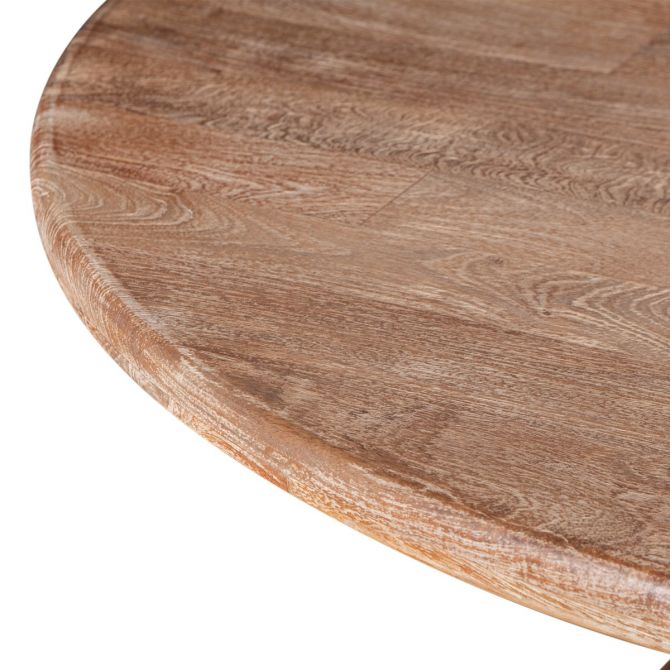San Raphael 72' Reclaim Wood Round Dining Table