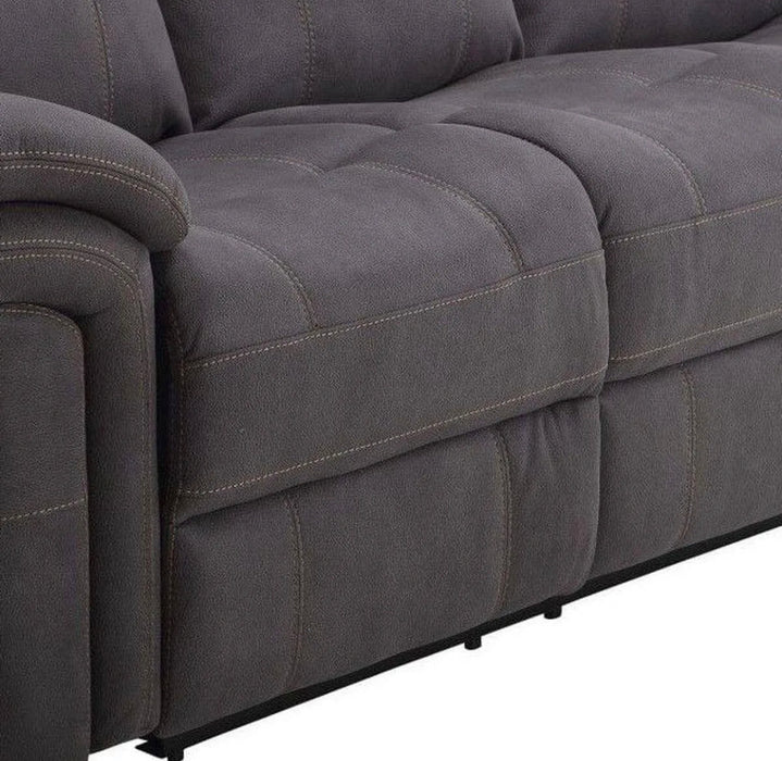 Mason 4pc Power Sectional in Charcoal FLASH SALE