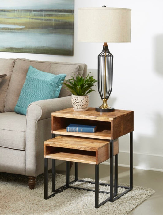Natural Wood Nesting Tables *FLASH SALE