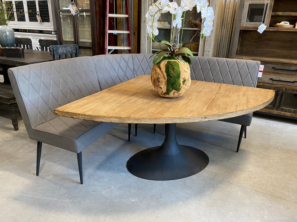 Corner Dining Half Bench Dining Table Furniture Half Circle Dining