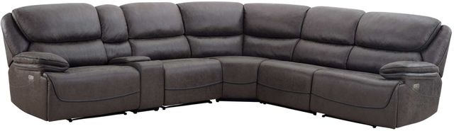 Plaza 6PC Sectional W/3 Power Recliners