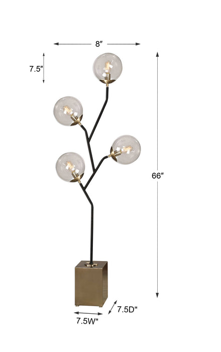 Drevo Modern 4 light Floor Lamp